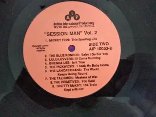 Vinilo LP James Patrick Page Session Man Vol 2