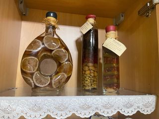 Juego botellas decorativas Pórtico