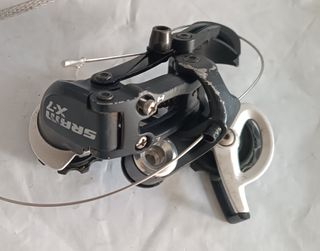 Transmisión SRAM X7 9v: Cassette, Cambio y Mando