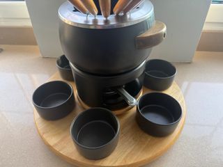 Set Fondue de carne 6 servicios base giratoria