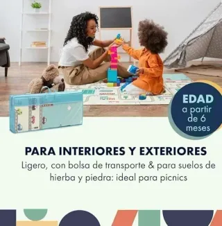 Alfombra Infantil Ciudad 200x180cm