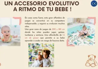 Alfombra Infantil Ciudad 200x180cm