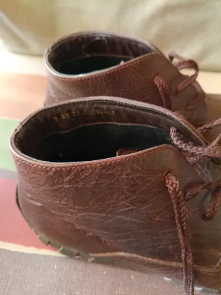 Botines de piel marrones