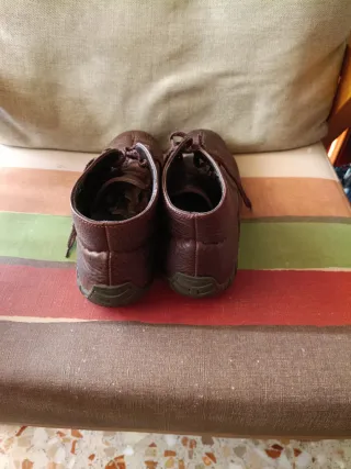 Botines de piel marrones