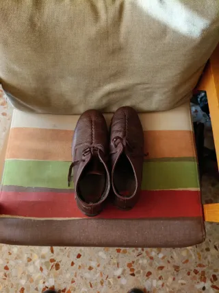 Botines de piel marrones