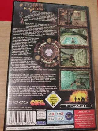 Tomb Raider Sega Saturn