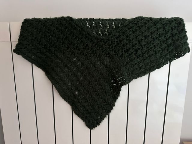 Bufanda tejida a ganchillo
