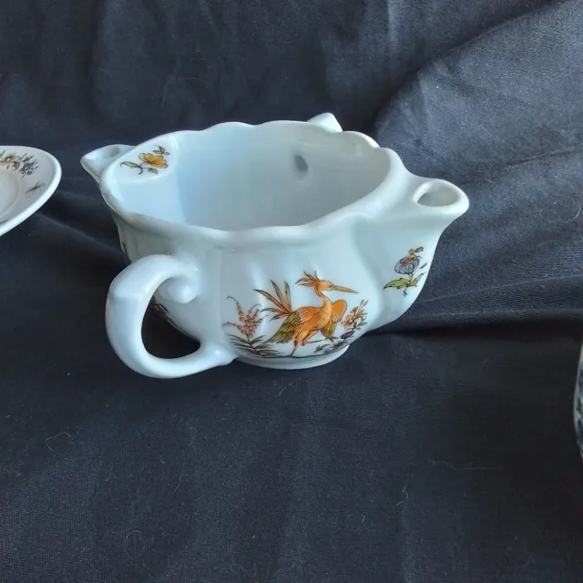 Porcelana Francesa Antigua Decorada