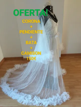 Bata de Novia Gitana bata de ajuntamiento volantes