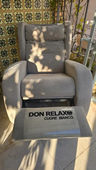 Sillón relax beige deslizante