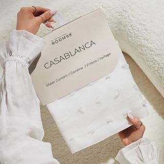 ROOM99 Cortina con Cinta fruncidora Casablanca, 20