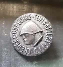 II Guerra Mundial medalla o insignia italiana Orig