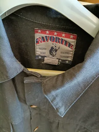 Chaqueta vaquera negra