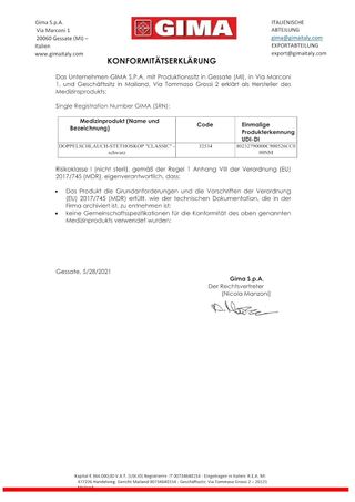 Gima Dúfono Clásico para Adultos de Doble Cabezal,