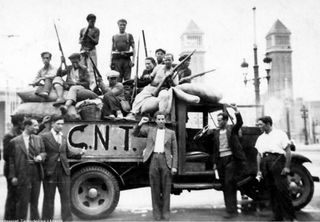 Guerra civil, CNT, batallon de la muerte. Emblemas