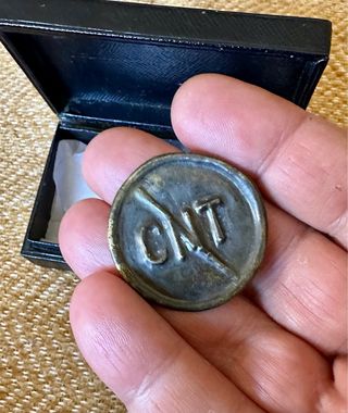 Guerra civil, CNT, batallon de la muerte. Emblemas