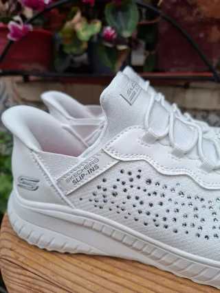 Zapatillas Skechers Blancas Brillantes