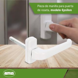 Amig - Manilla de Aluminio de Roseta para Puerta -
