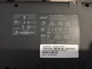 Ordenador portátil Acer negro