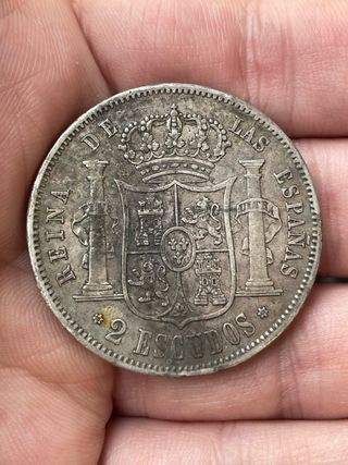 2 Escudos Isabel II 1868