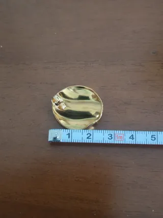 Orecchini in acciaio placcato oro