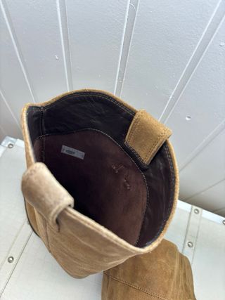 Botas Zara Piel Serraje Marrones