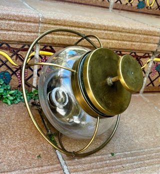 Farol náutico de bronce