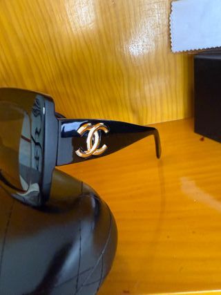 Gafas Louis Vuitton Marrón y Dorado