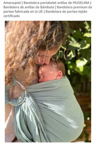 Bandolera portabebé anillas Amarsupiel