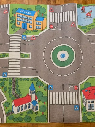 Alfombra Moltó Circuito Coches con señales