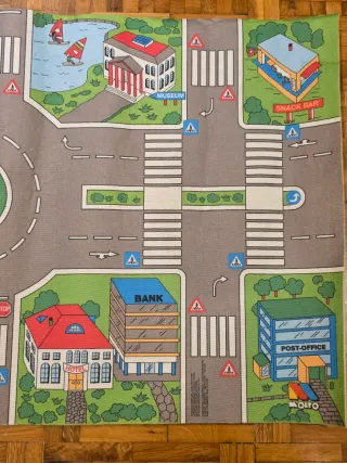 Alfombra Moltó Circuito Coches con señales