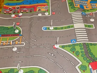 Alfombra Moltó Circuito Coches con señales