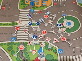 Alfombra Moltó Circuito Coches con señales