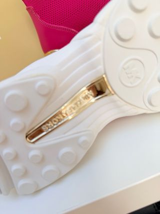 Zapatillas Michael Kors Rosa y Doradas