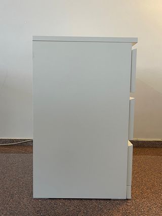 Cómoda 3 Cajones Ikea MALM Blanca 80x78 CM.