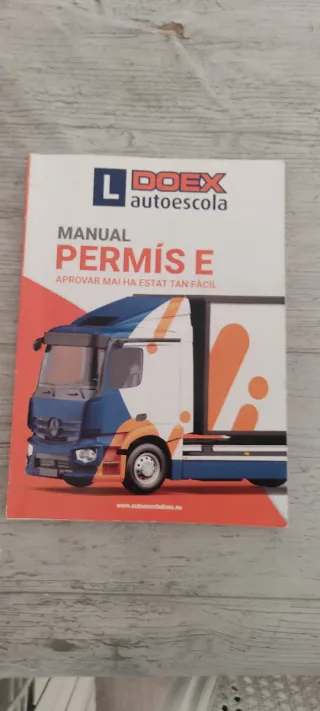 Libro autoescuela permiso E