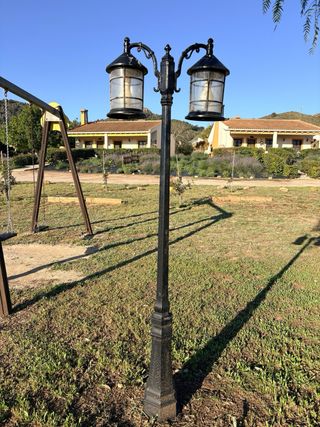 Farol de pared exterior metálico