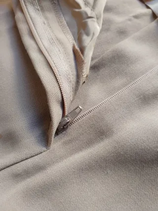 Pantaloni Armani Collezioni Beige Lana Vergine S