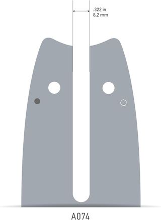 Oregon Barra Guía de Motosierra, Espada Reversible