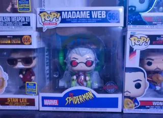 Funko Pop Marvel Wade Wilson, Stan Lee, Madame Web