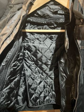 Chaqueta Cordura Niños Negra/Naranja