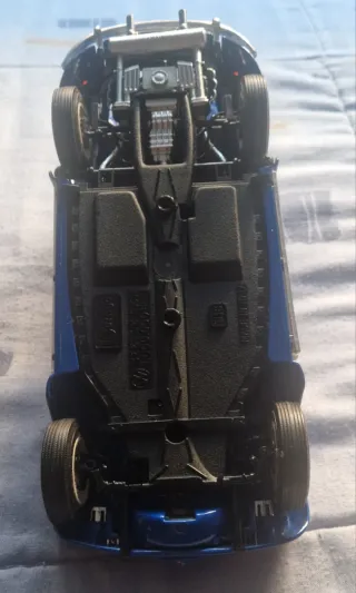 Coche de colección Burago Azul