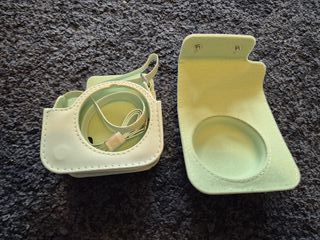 Funda Instax Mini 12 Verde Menta + Correa