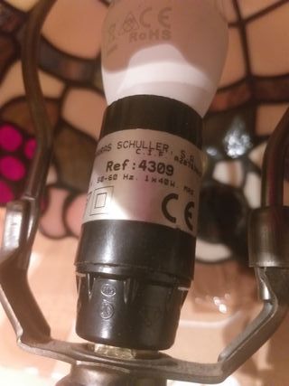 Lampada Tiffany Frutta in Cristallo e Metallo