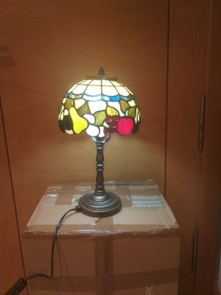 Lampada Tiffany Frutta in Cristallo e Metallo