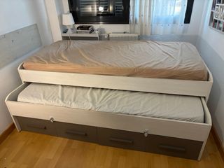 Cama nido tren colchones incluidos
