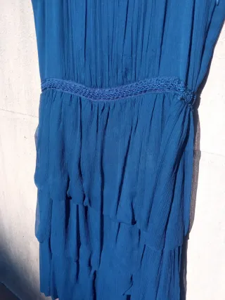 Vestido azul Cortefiel