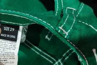 Pantalones cargo verdes