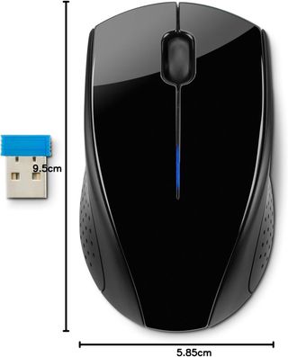 HP 220 - Ratón Inalámbrico (1600 PPP, 3 Botones y