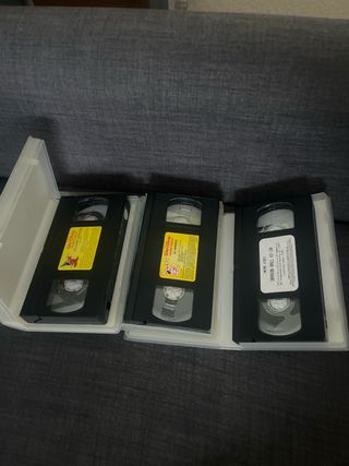 Lote 3 VHS: Toy Story, La Sirenita, Dragon Ball Z